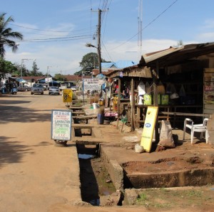 A typical Asaba street